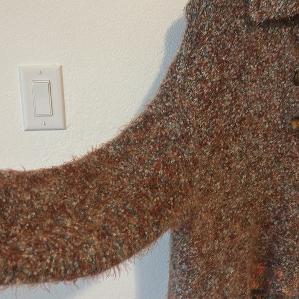 Free people Stella marled button collar sweater in S - Picture 12 of 13